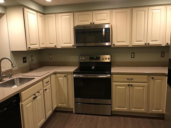 Updated kitchen with stainless steel appliances