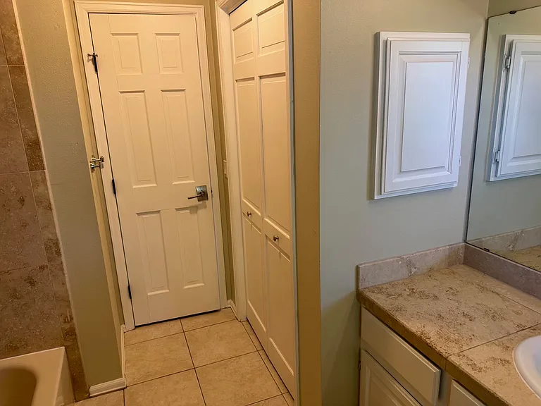 Large linen closet in the 2nd bathroom