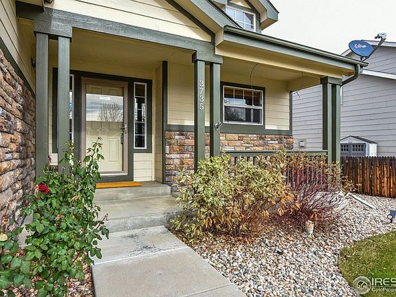 Covered, south facing front porch