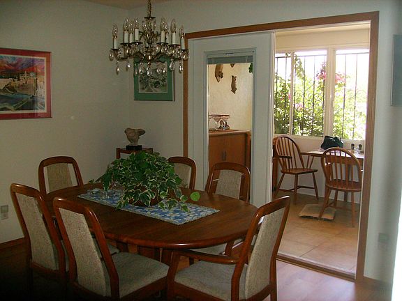 Dining area opening out to Arizona Room