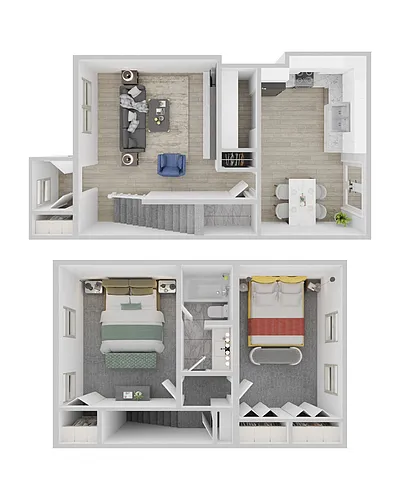 Floor plan 2 Bedrooms