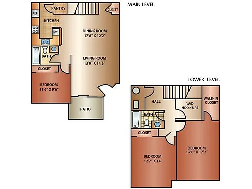 Floor plan Hercules Townhome