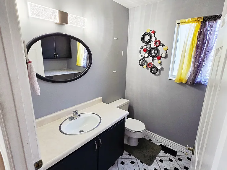 Main floor, half bathroom