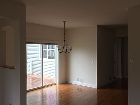 Dining room with deck access