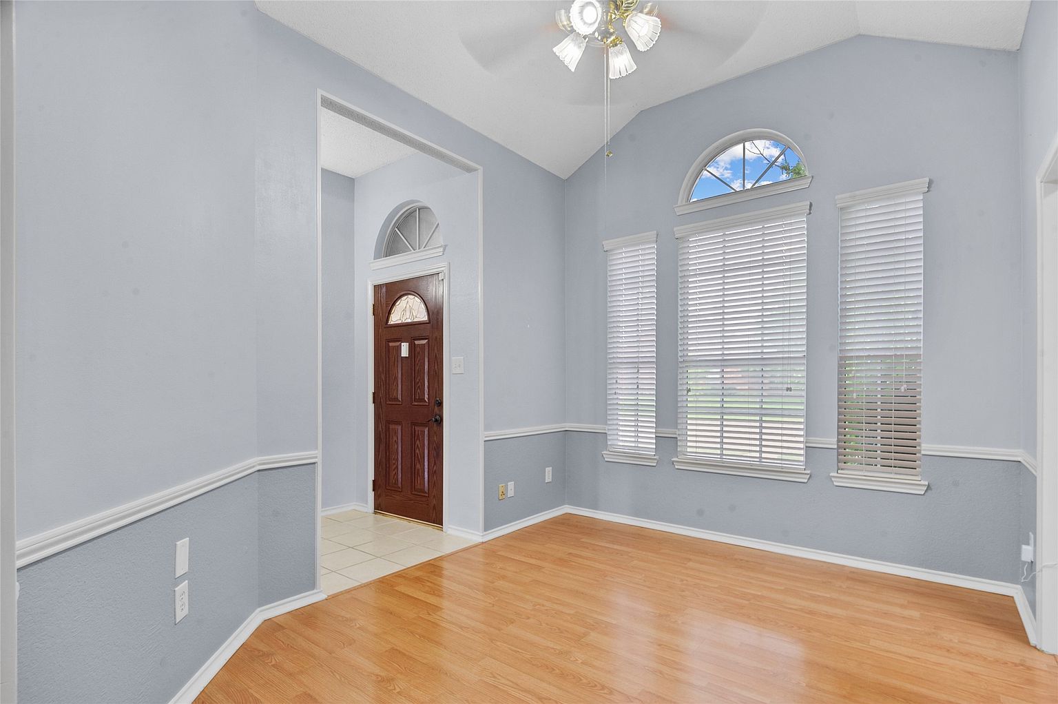 Home with bright interiors and well-maintained exterior