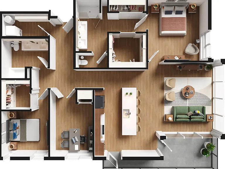 Astrie 2BR+Den - C Astrie 2BR+Den - C