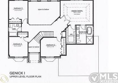 Genick 1 - Upper Level floor pla
