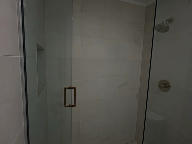 Master shower