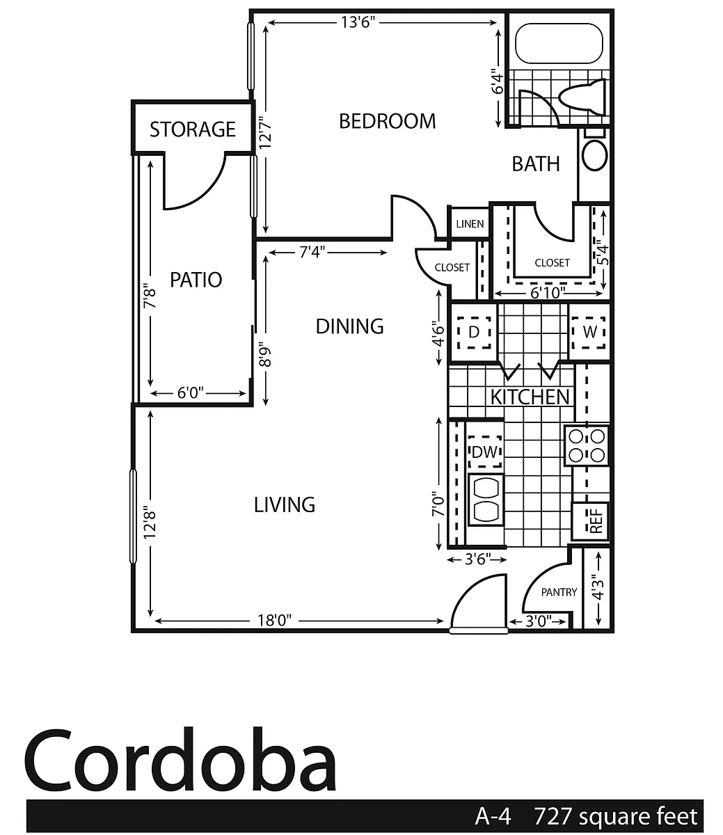 Floor plan Cordoba