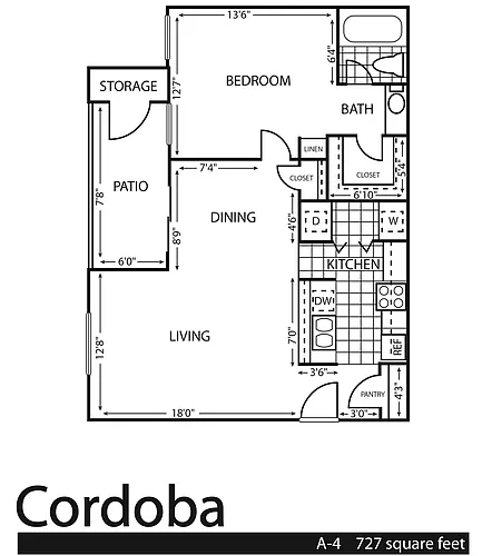 Floor plan Cordoba