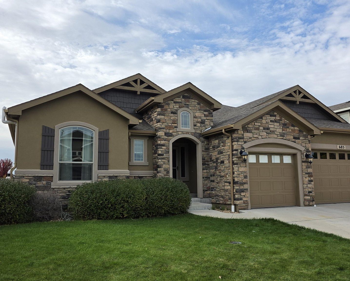 Richard's Faux Stone Over Stucco Project - GenStone, image size:1436x1152