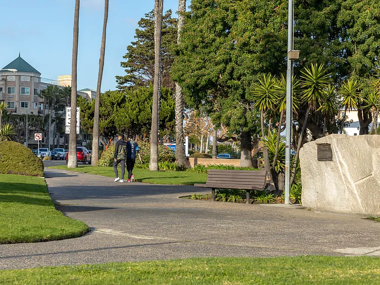 Enjoy the sunshine with park spaces right outside