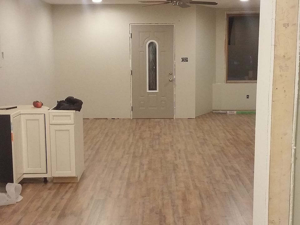 Big kitchen and living room