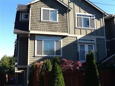 Front of townhouse
