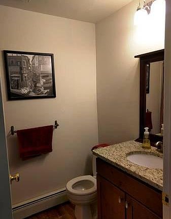 Downstairs half bath