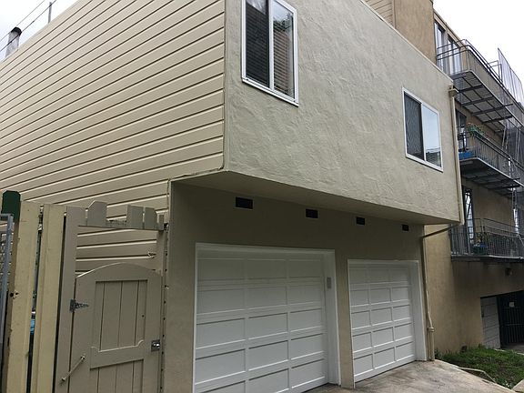 Entrance from Ames Street - One Car Garage