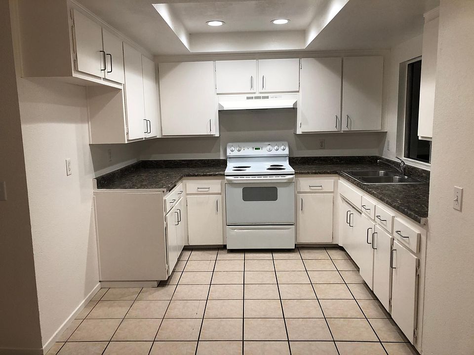 Just painted, new laminate counters, newer electric stove and oven.