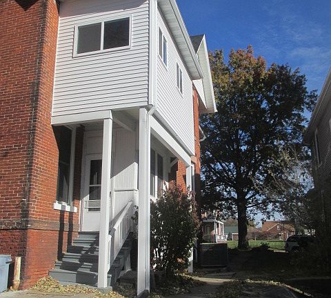 Renovated sleeping porch