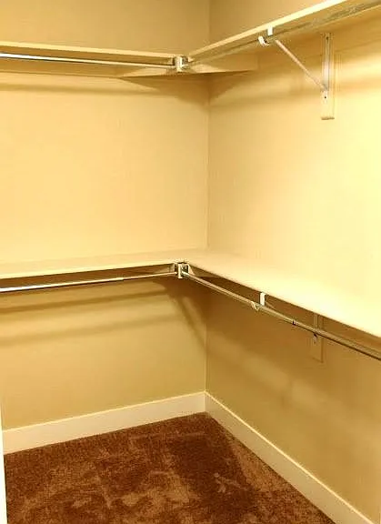 Primary closet