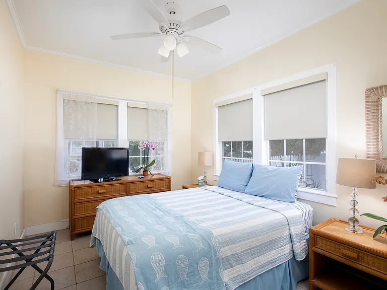 One of two guest bedrooms.