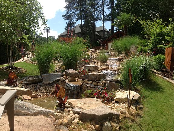 Backyard Waterfall