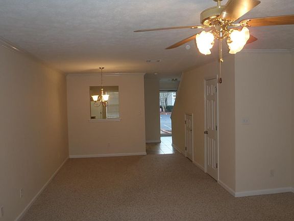 Front door from back door with Dinning Area and opening into