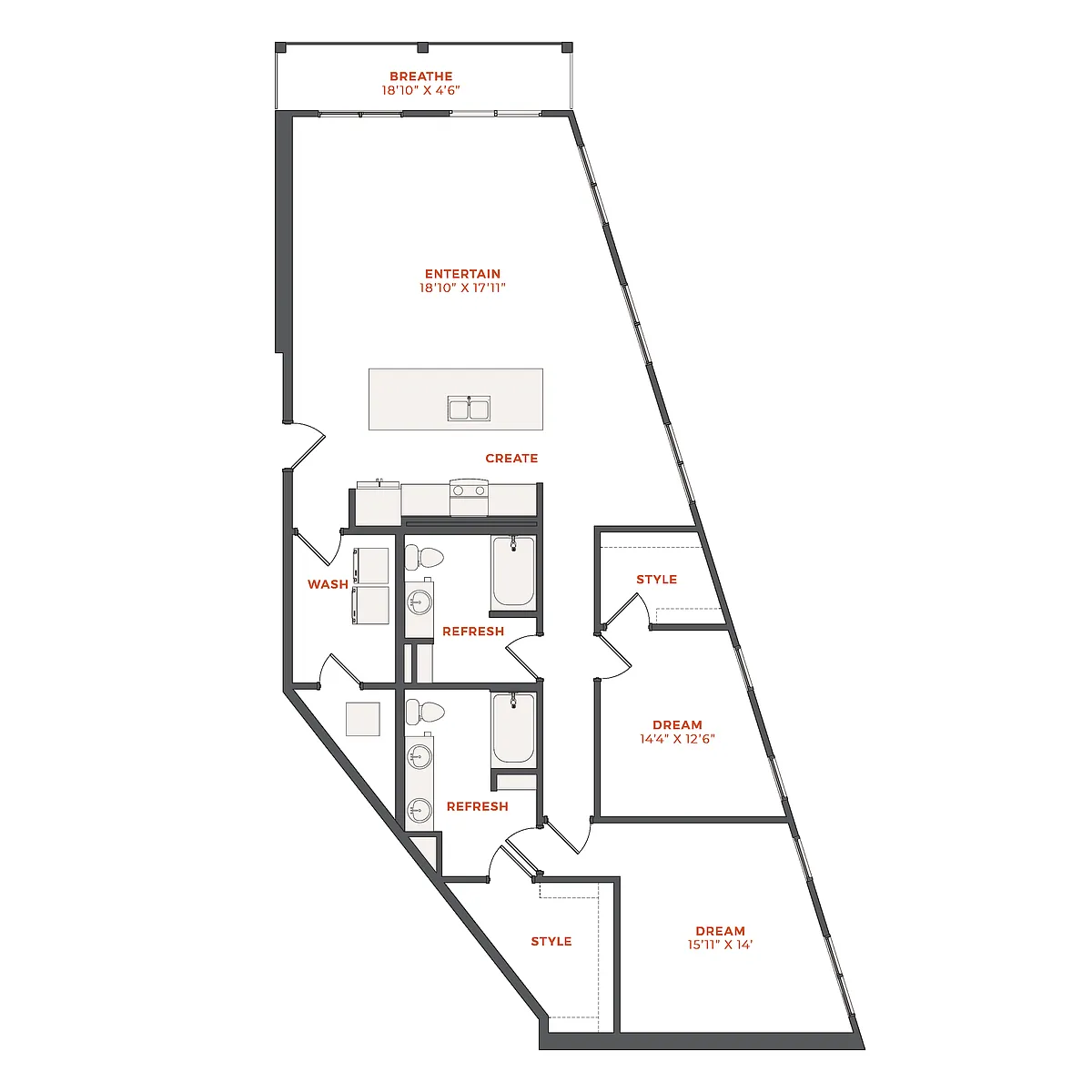 Floor plan B8
