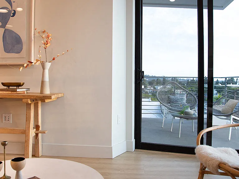 Large balconies in every residence