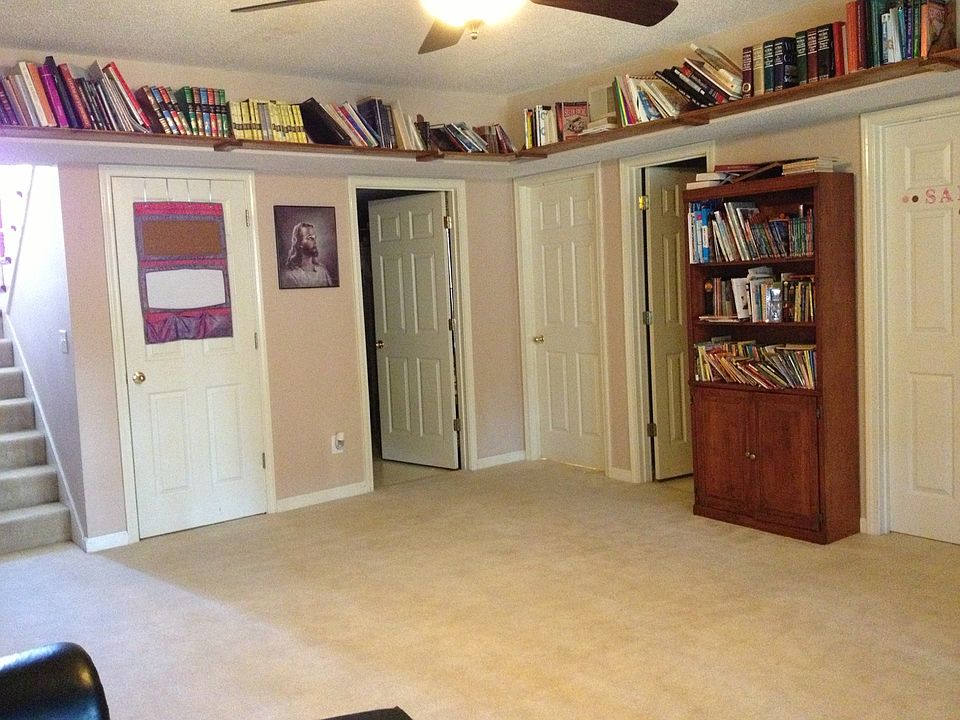Downstairs den