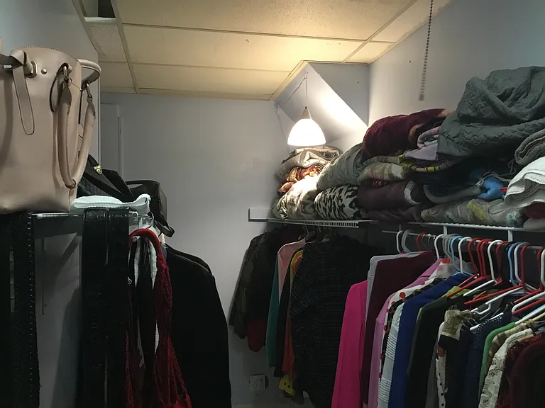 walk in closet in Master bedroom