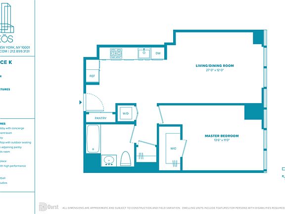 2nd image of 100 W 31st St APT 38K