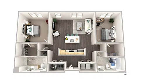 Floor plan Endeavor 22D