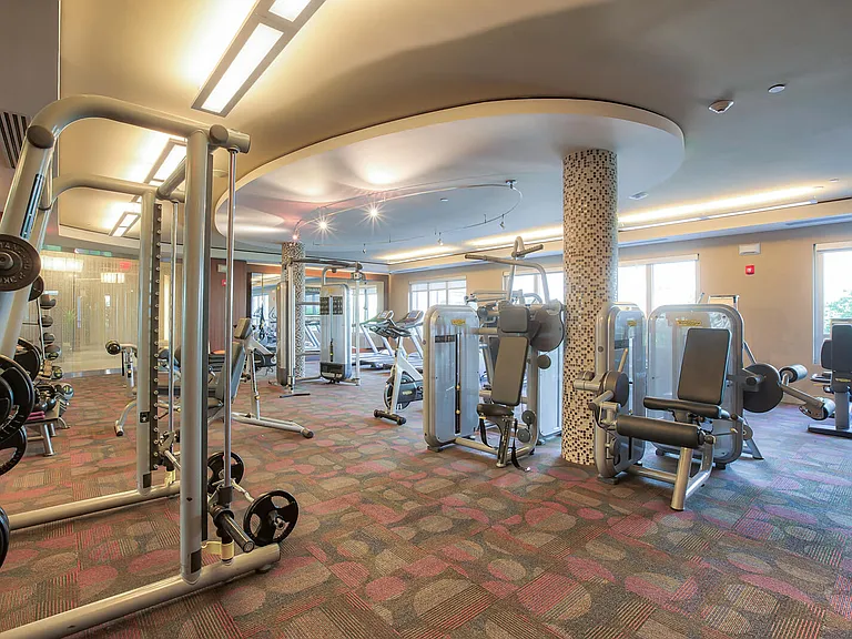 Spacious gym