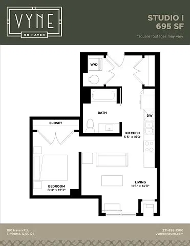 Floor plan STUDIO - I