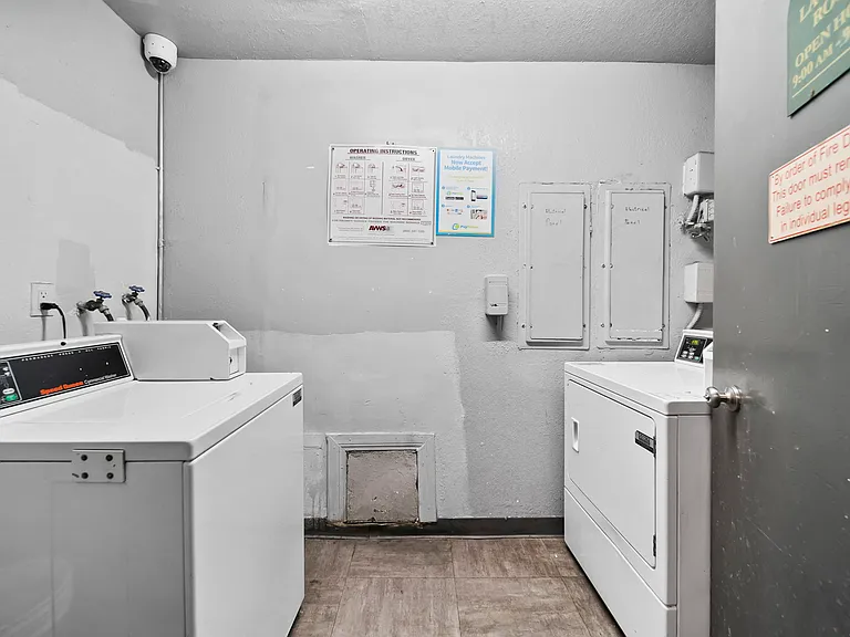 Convenient on-site laundry facilities available for resident use.