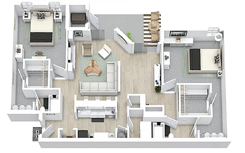 Floor plan Lady Palm Renovated
