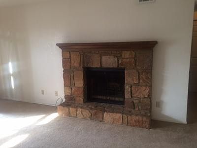 Living room fireplace
