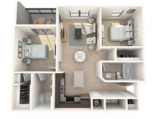 Floor plan B1