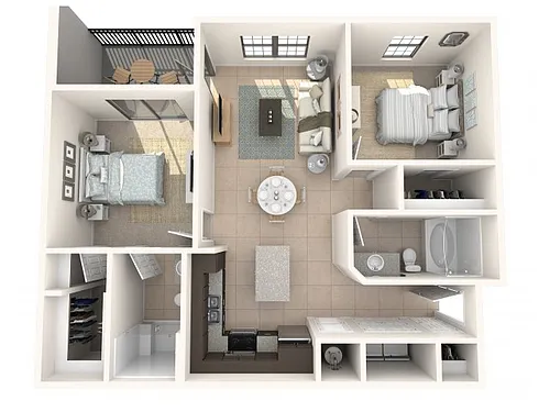 Floor plan B1