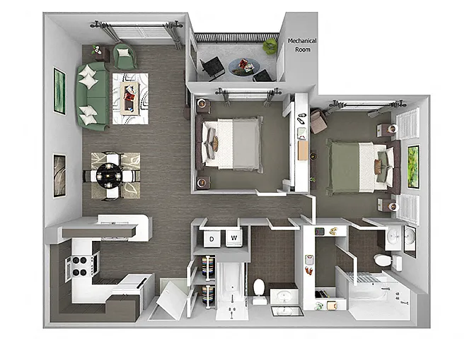 Floor plan B1
