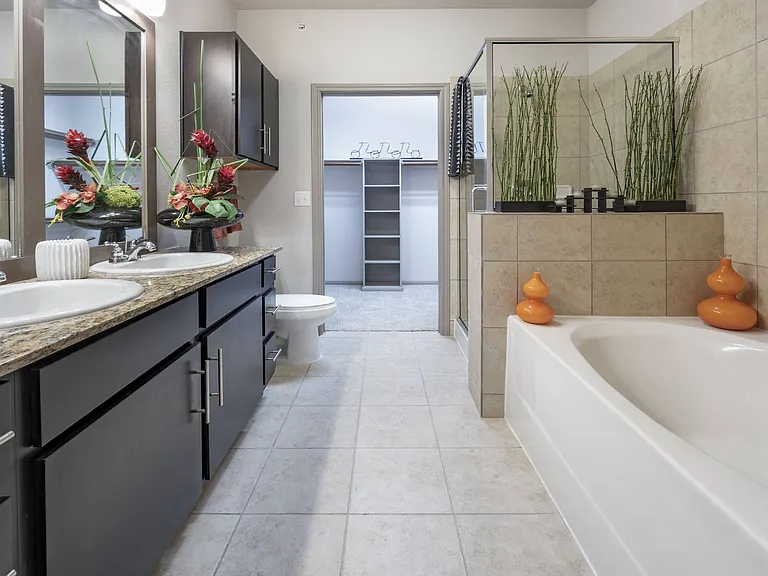 Spa-inspired bathrooms