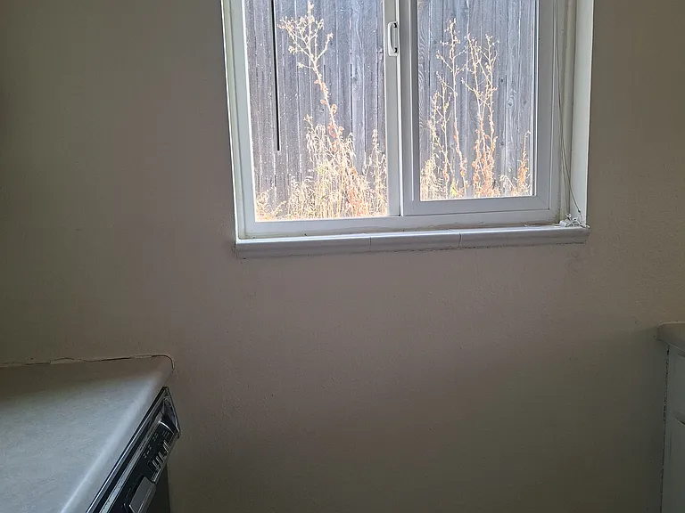 Automatic dishwasher on lower left.