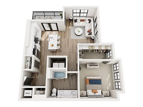 Floor plan A3-B