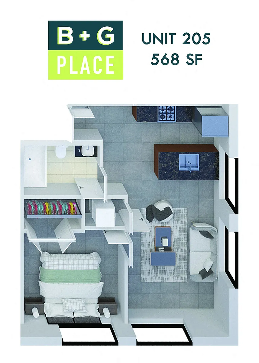 Floor plan 205
