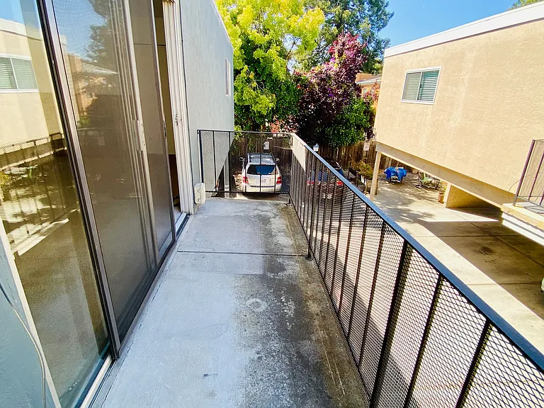 Balcony. Attached to living room.