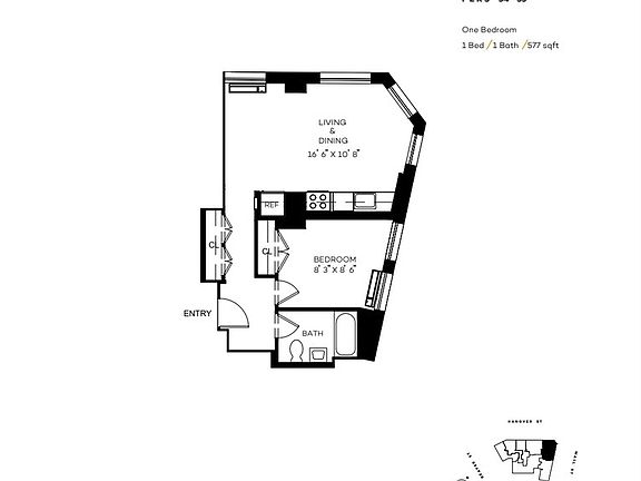 2nd image of 63 Wall St APT 3405