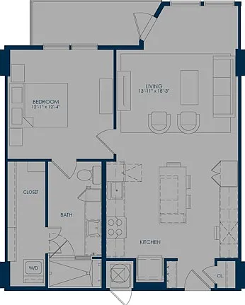 A12: 1bed 1bath A12: 1bed 1bath