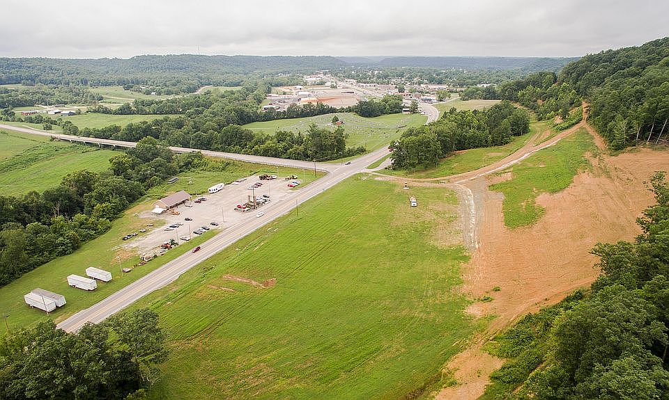 Aerial View Facing South