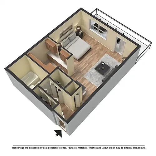 Floor plan Studio