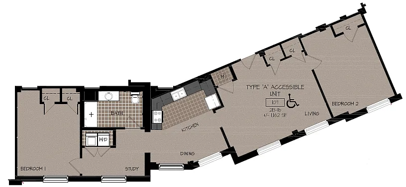 Floor plan 2a1t